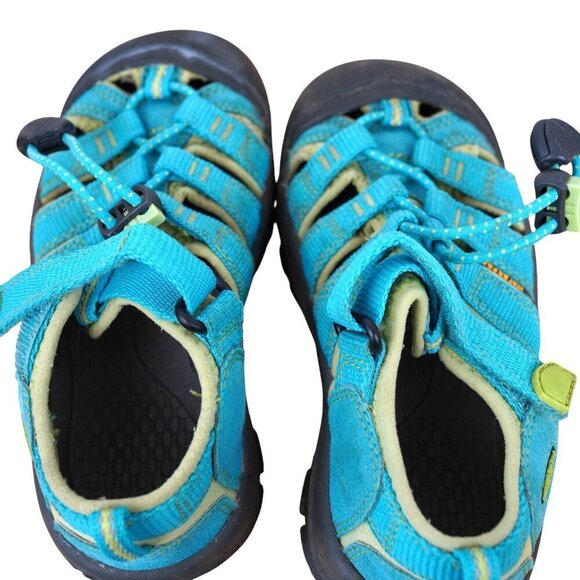 Keen Newport H2 Kids Sandals Size 11 US EU 29 Teal & Yellow Comfortable & Durabl - Picture 6 of 6